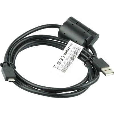 Afbeelding van Zebra CBL TC2X USBC 01 USB kabel A Zwart