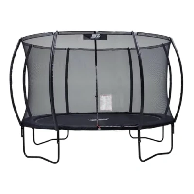 Afbeelding van Senz Sports Trampoline met Veiligheidsnet Premium 366 cm Rond Elastieken J5000 serie