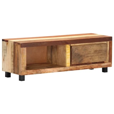 Afbeelding van Tv meubel 100x30x33 cm massief gerecycled hout