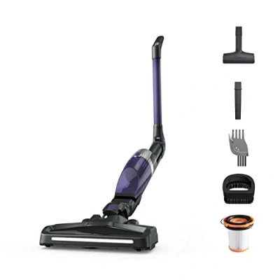 Image de Aspirateur Balai Rowenta X Trem Compact RH1238WO Sans Fil 0.4L 250W 79dB Sac Noir Violet