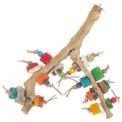 Afbeelding van Adori Java Play Perch Vogelspeelgoed 43x26x22 cm Multi Color