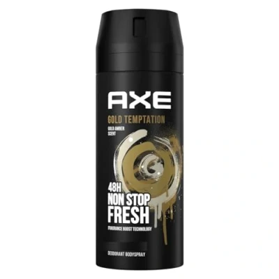 Afbeelding van Axe Gold Temptation deodorant voor heren, 3 stuks, 150 ml