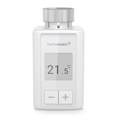 Afbeelding van Homematic IP Smart Home 160230A0 radiatorthermostaat Flex, digitale verwarmingsthermostaat, app bediening, Alexa, Google Assistant, eenvoudige installatie, energiebesparend