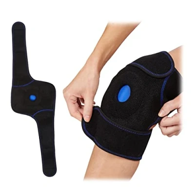 Afbeelding van Relaxdays hot cold pack knie brace kniebandage warmte kompres bij blessures