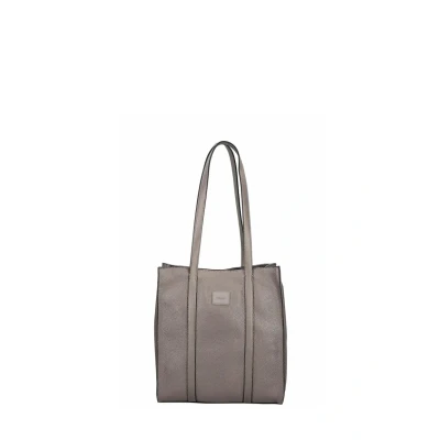 Afbeelding van Gabor shopper schoudertas Elfie Zip Tote Bag Old Silver grijs