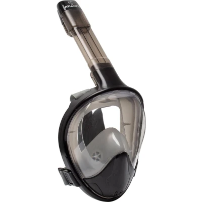 Afbeelding van Atlantis Full Face Mask 3.0 Snorkelmasker Volwassenen Zwart/Grijs S/M