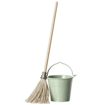 Afbeelding van Maileg poppenhuis emmer en mop mini 23 cm