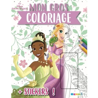 Afbeelding van DISNEY PRINCESSES + STICKERS (DES 4 ANS)