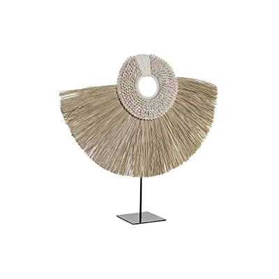 Afbeelding van Decoratieve figuren DKD Home Decor Natuurlijk Zwart Ijzer Jute Etnisch (55 x 12 53 cm)