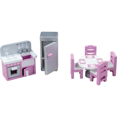 Afbeelding van Tidlo Houten Poppenhuis Meubels Keuken, 9dlg.