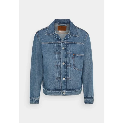 Afbeelding van Levi&#039;s TYPE I Trucker Spijkerjas, Heren, Maat: Small, Medium indigo stonewash