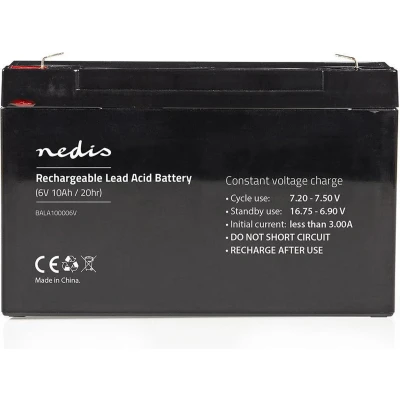Afbeelding van Loodaccu Nedis (6 V, 10.000 mAh)