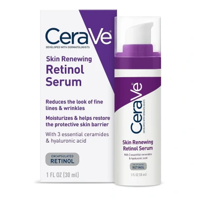 Afbeelding van CeraVe Anti Aging Retinol Serum Helpt fijne lijntjes en rimpels te verminderen