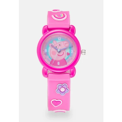 Afbeelding van Kidzroom Watch Peppa KIDS TIME! Unisex Horloge voor kinderen, Maat: One Size, Pink