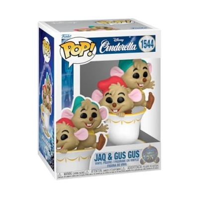 Afbeelding van Funko Pop! Disney: Cinderellas 75th Gus J &amp; G in beker Vinyl verzamelfiguur Cadeau idee Officieel product Speelgoed voor kinderen en volwassenen Filmfans