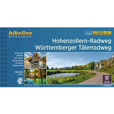 Afbeelding van Radtourenbücher Hohenzollern Radweg Württemberger Tälerradweg