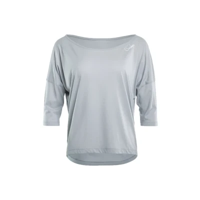 Afbeelding van Winshape 3/4 ARM Sport Tshirt, Dames, Maat: XXL, Cool grey