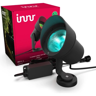 Afbeelding van Innr XL Tuinspot voor Buiten Smart Tuinverlichting LED Buitenverlichting werkt met Philips Hue* Wit en 16 Miljoen Kleuren 1 Stuk