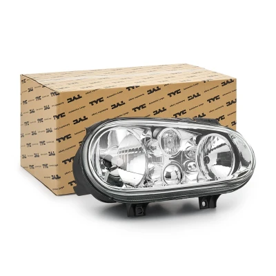 Afbeelding van TYC 20 5385 75 2 Koplampen rechts H7, H1 Zonder mistlamp voor rechtsrijdend verkeer Met elektromotor VOLKSWAGEN: Golf 4, 4 Cabrio