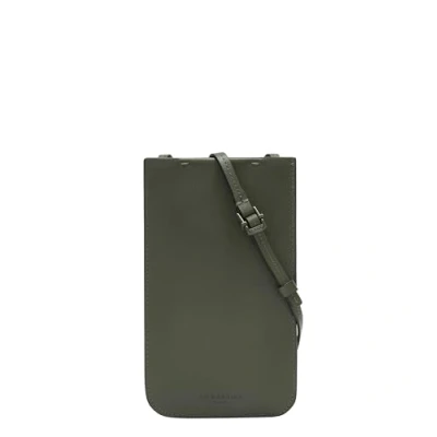 Afbeelding van LIEBESKIND BERLIN Schoudertas mobiele telefoon Ezra 2 Calf Optic Mobile Pouch Cypress Green Donkergroen