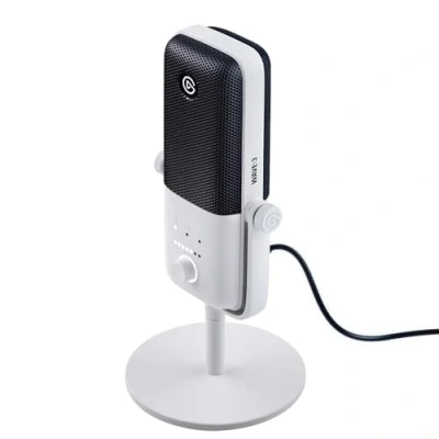 Afbeelding van Elgato Wave:3 wit micro USB condensator en high end digitale mix oplossing met anti krip technologie capacitieve mute sensor, voor streaming pod cast productie