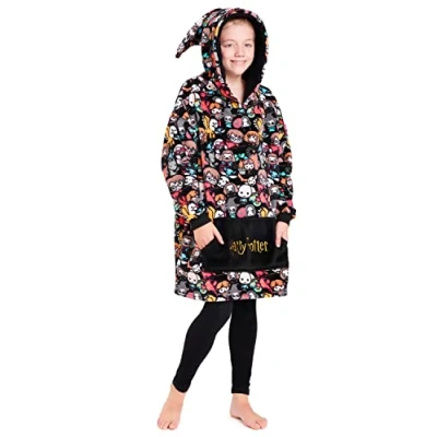 Afbeelding van Harry Potter Sweatshirt met capuchon voor kinderen, oversized, tieners, meisjes, jongens, Meerkleurig