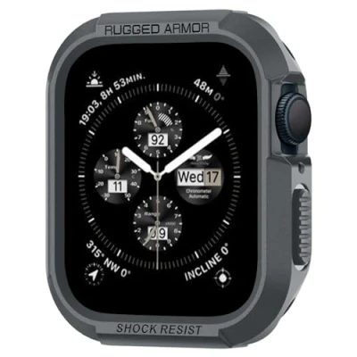 Afbeelding van Spigen Rugged Armor Apple Watch 45MM / 44MM Hoesje Full Protect Grijs