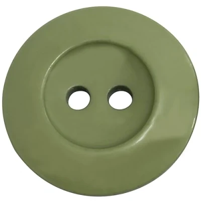 Afbeelding van AERZETIX C74106 Set van 10 ronde naai knopen Ø20x3mm met 2 gaten 32L L32 kleur groen kunststof opening mm fournituren naaien decoratie kleding