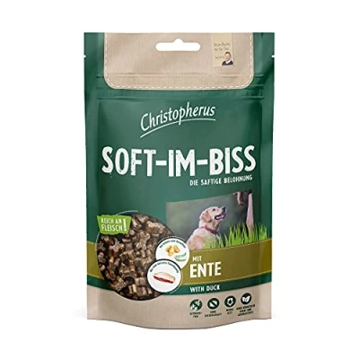Afbeelding van Christopherus Dog Snack Soft im Biss 12x125g Ente
