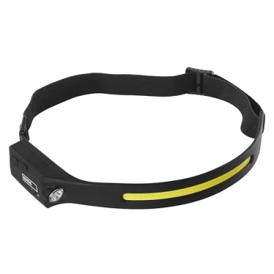 Afbeelding van EMOS Oplaadbare hoofdlamp met bewegingsmelder, rood licht, helderheid 380 lm, verlichtingsbereik 30 m, 4 verlichtingsmodi, brandduur 12 uur, bestand tegen