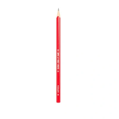 Afbeelding van Legami Hartpotlood, Love at First Write, diameter 0,7 cm, Mina HB, zin bedrukt in goudfolie