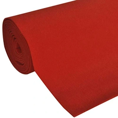 Image de vidaXL Tapis rouge 1 x 20 m Extra lourd 400 g/m²
