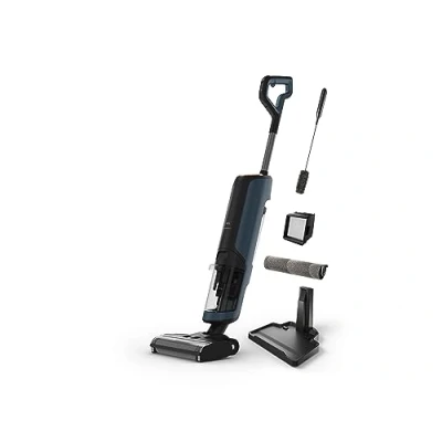Afbeelding van AEG Wet&amp;Dry Draadloze Stofzuiger, AW81U3DB, Ultimate 8000, Vloermondstuk, Digitaal display, Reinigbaar oppervlak tot 143 m², Vrijstaand laad /reinigingsstation, 81 dB, Granietgrijs blauw