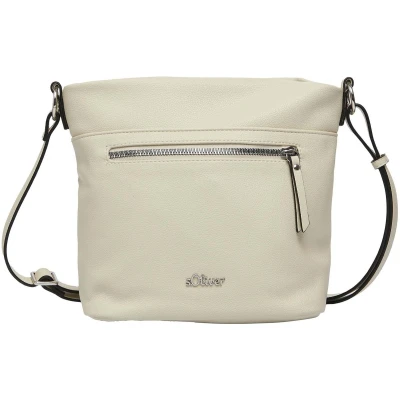 Afbeelding van s.Oliver Citymit LÄNGENVERSTELLBAREM Riemen UND Logodetail Schoudertas, Dames, Maat: One Size, Helles beige