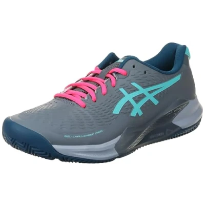 Afbeelding van Asics Gelchallenger 14 Padelschoenen, Heren, Maat: 40, Metropolis/energy aqua Kunststof/ textiel