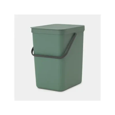 Afbeelding van Brabantia Sort &amp; Go Prullenbak 25 Liter Olijfgroen