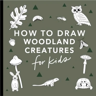 Afbeelding van How to Draw for Kids Series Mushrooms &amp; Woodland Creatures: Books with Creatures, Bugs, Plants, and Fungi