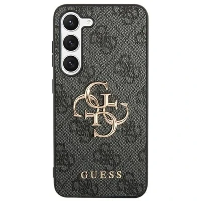 Afbeelding van Guess 4G Metal Logo Back Case Geschikt voor Samsung Galaxy S24 Plus (S926) Grijs