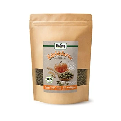 Image de Biojoy graines de Courge décortiquées BIO (500 g), citrouilles crues