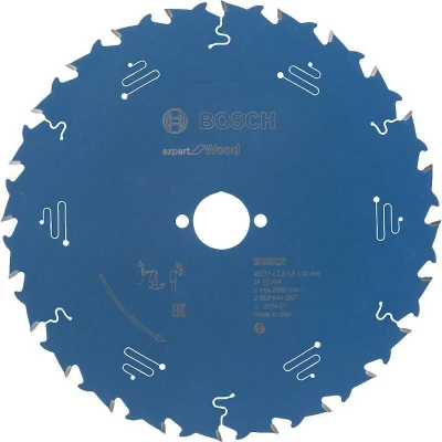 Afbeelding van Bosch Accessories Expert for Wood 2608644067 Cirkelzaagblad 237 x 30 1.8 mm Aantal tanden: 24 1 stuk(s)