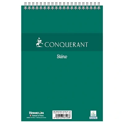 Afbeelding van HAMELIN 5 stuks steno blokken formaat 14,8 x 21 cm, 100 pagina&#039;s, effen
