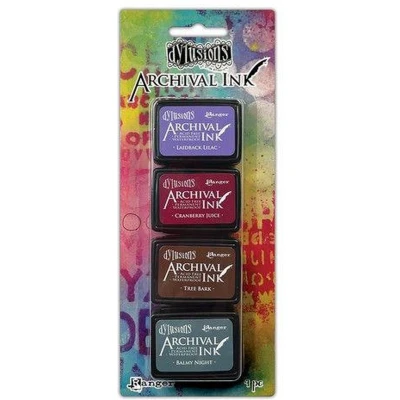 Afbeelding van Ranger Archival Mini Ink Kit 4 AMDK85249 Dylusions (05 24)