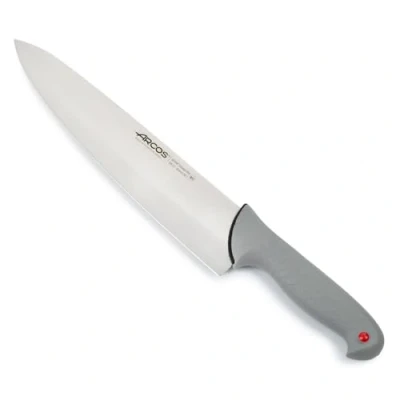 Afbeelding van Arcos Series Colour Proof 30,5 cm zwart roestvrijstalen koksmes met elastomeer gecoat polypropyleen handvat