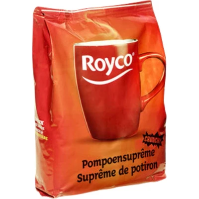 Afbeelding van Royco Minute Soup pompoensuprême, voor automaten, 140 ml, 70 porties soep