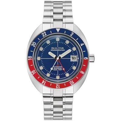 Afbeelding van Bulova Oceanographer 96B405 Horloge Staal Zilverkleurig Ø 41 mm