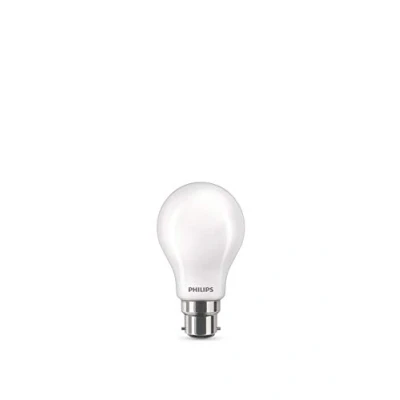 Afbeelding van Philips LED lamp standaard B22 60W warm wit, mat, glas