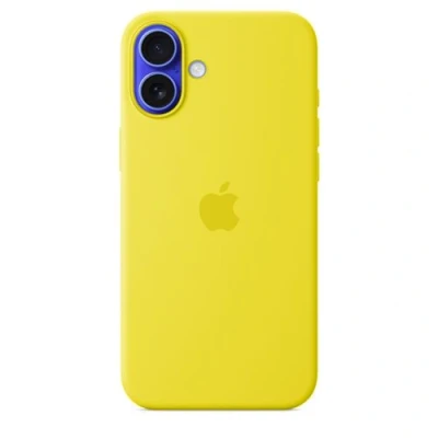 Image de Apple Silicone Back Cover Jaune MagSafe iPhone 16 Plus