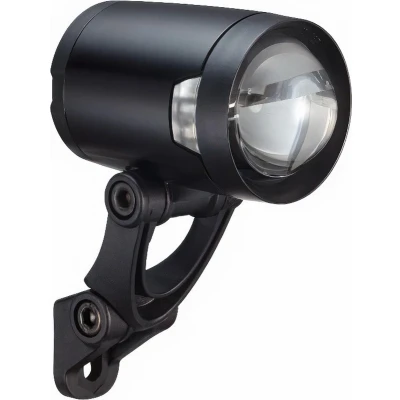 Afbeelding van Koplamp Herrmans H Black Pro dynamo aan/uit functie met houder 200 lumen
