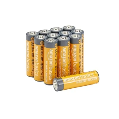 Afbeelding van Amazon Basics alkaline batterijen, type AA, 1,5 V, 2875 mAh, 12 stuks (variabel design)