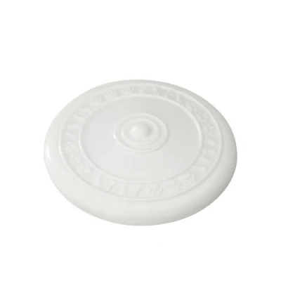 Afbeelding van Ebi Speelgoed Voor Dieren Hond Rubber Frisbee Met Vanille Smaak 23cm Wit 1st